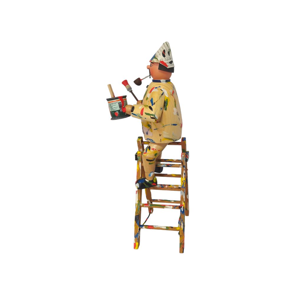 Räuchermann Maler auf Leiter – Bild 2