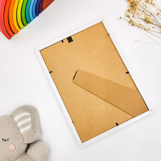 Poster Regenbogen “yellow” DIN A4 – mit weißem Rahmen – Bild 4