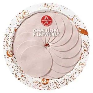 Wiltmann, Geflügel Filetwurst, geschnitten, 80 g Packung