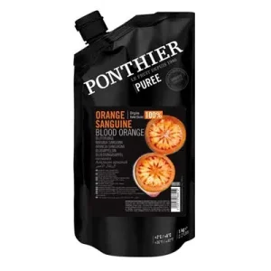 Ponthier, Blutorangen Püree, 1 kg Beutel