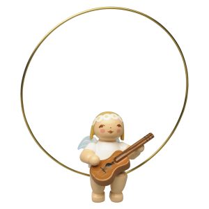 Christbaumengel im Ring, mit Gitarre – Neuheit 2023