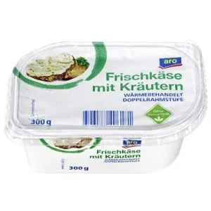 Aro, Frischkäse Kräuter, 70 % Fett, 300 g Becher