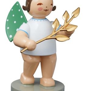 No. 15, Der Achtsame, Engel mit Zweig vergoldet Neuheit 2022