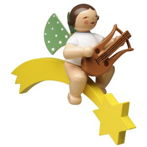 Engel mit Lyra, auf Komet