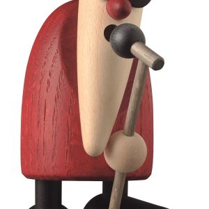 Weihnachtsmann am Mikrofon introvertiert – Björn Köhler Echt Erzgebirge