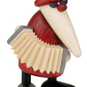 Weihnachtsmann mit Akkordeon – Björn Köhler Echt Erzgebirge