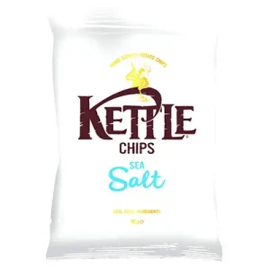 Kettle, Chips, Sea Salt, 150 g Beutel