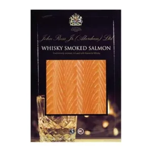 John Ross Jr., Schottischer Räucherlachs, Balvenie Whisky, 200 g Packung