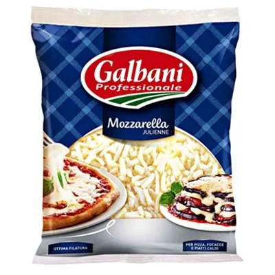 Galbani, Mozzarella Julienne, gerieben, 45 % Fett, 1,5 kg Packung