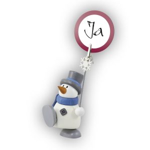 Otto Schneemann mit Notizhalter