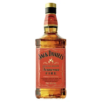 Jack Daniel’s, Fire, Tennessee Whiskey mit Zimtlikör, 35 % Vol., 0,7 l Flasche