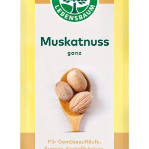 Muskatnuss, ganz