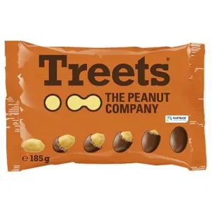 Treets, Peanuts, 185 g Beutel