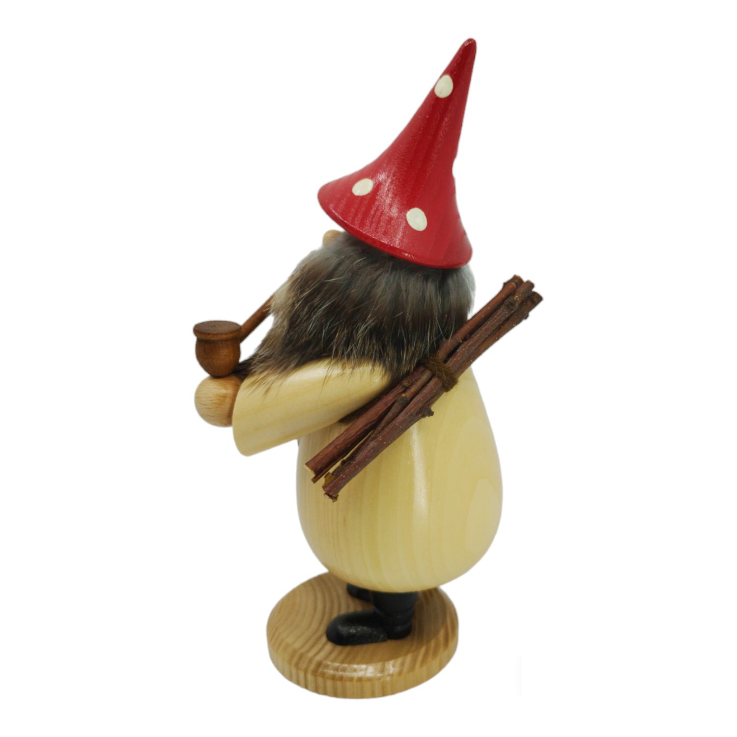 Räuchermann Wurzelzwerg, rot – Bild 4