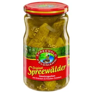 Spreewald-Feldmann, Original Spreewälder Gewürzgurken, 670 g Glas