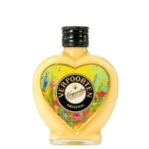Verpoorten, Eierlikör, Orginal, 20 % Vol., 0,2 l Herzflasche