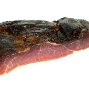 Original Südtiroler Speck halbiert g.g.A. ohne Schwarte, vom Schwein ca. 1,8 kg