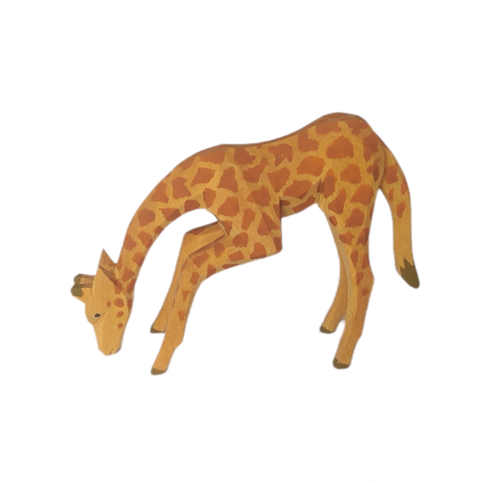 Giraffe äsend