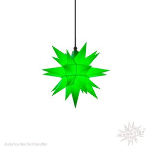 Herrnhuter Stern®,GRÜN, aus Kunststoff (Größe A4)
