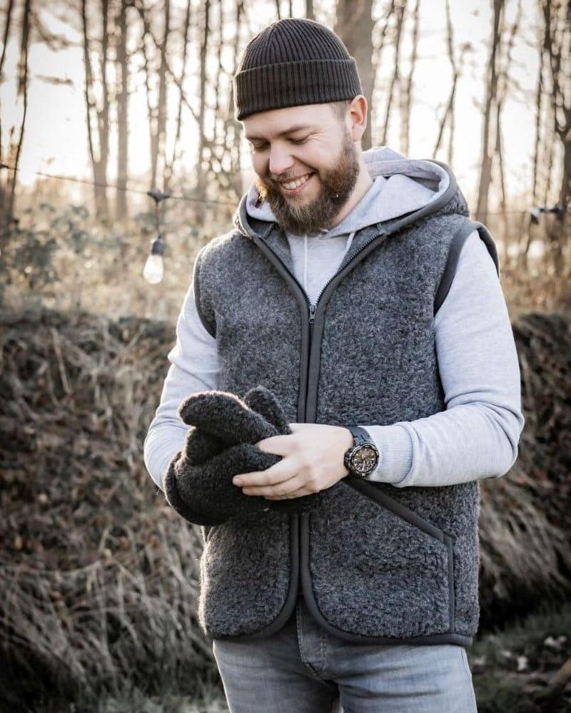 Wollweste Bodywarmer *Everest Adult*, Graphite, Unisex – Bild 5