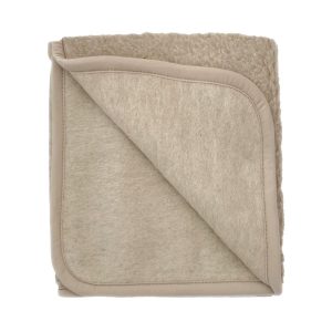 Decke 75×100cm “Thumbled” Beige