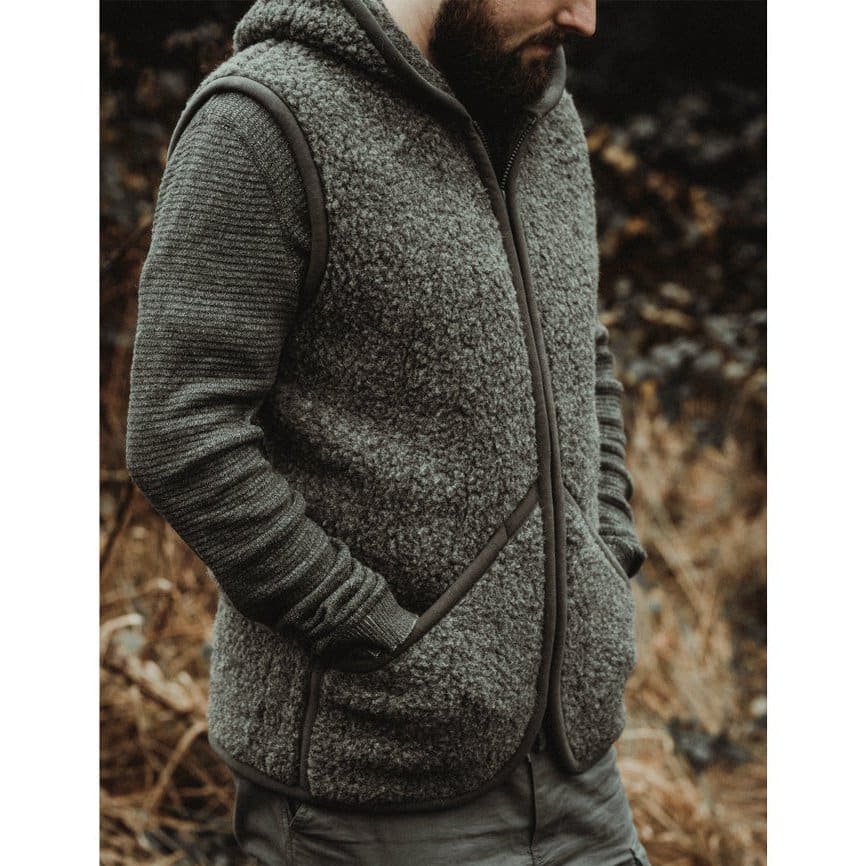 Wollweste Bodywarmer *Everest Adult*, Graphite, Unisex – Bild 4