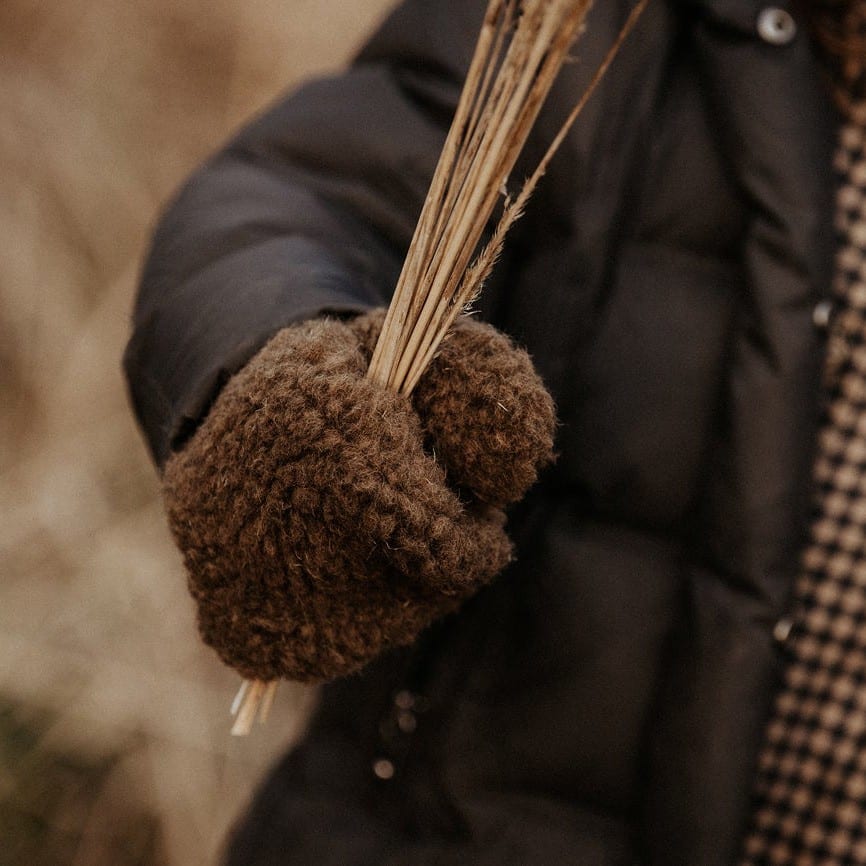 Handschuhe *Freeze Junior*, Braun/Bark – Bild 2