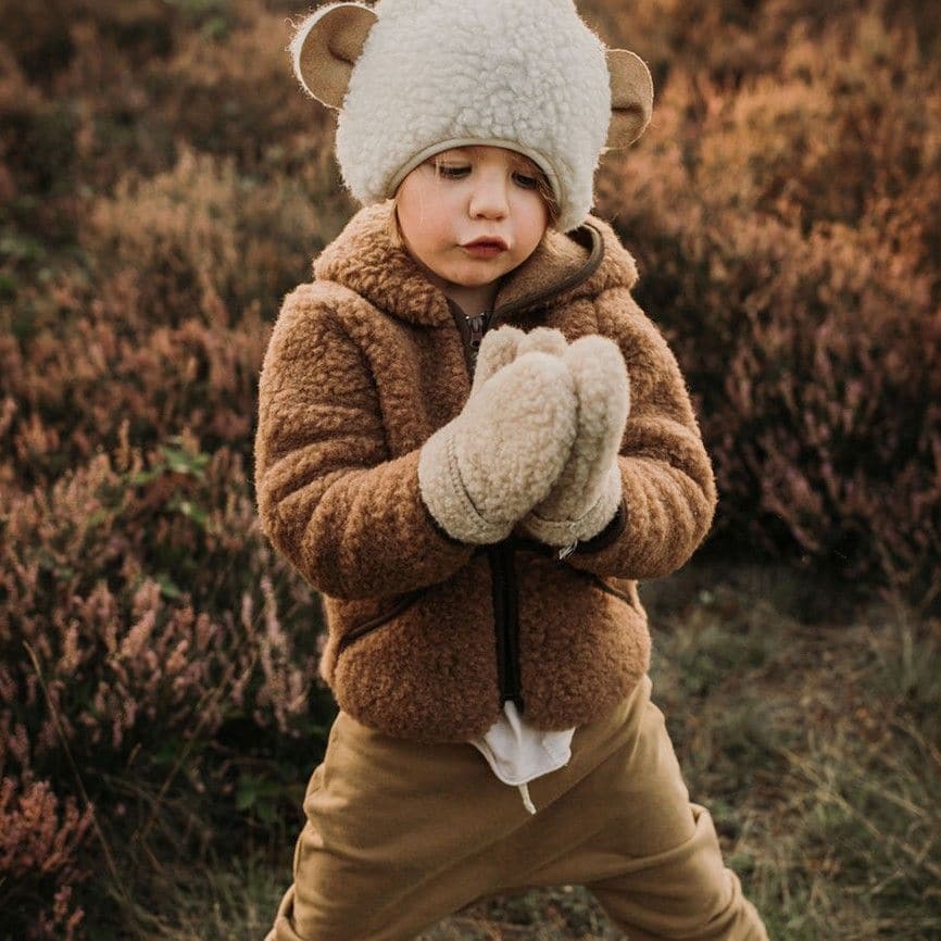 Handschuhe *Freeze Junior*, Braun/Bark – Bild 4