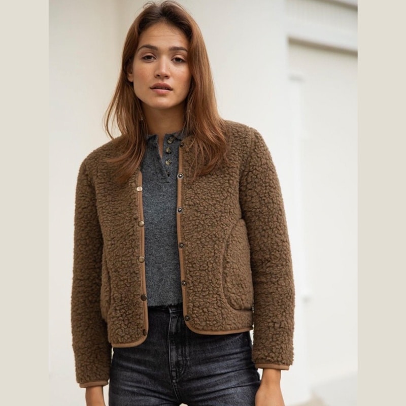 Wolljacke *Kally*, Lila/Lilly – Bild 3