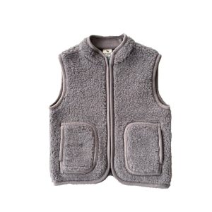 Wollweste Bodywarmer *Rudi Junior*, Anthrazit