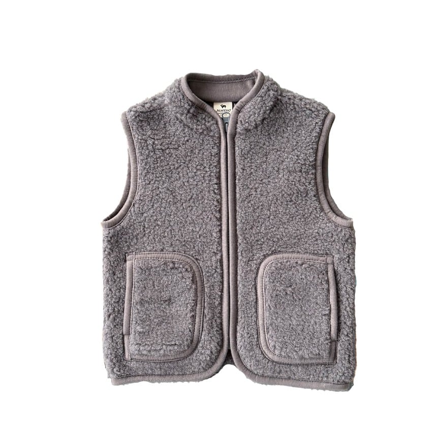 Wollweste Bodywarmer *Rudi Junior*, Anthrazit