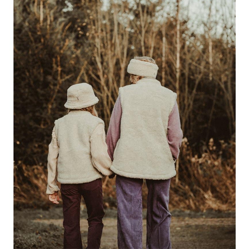 Wollweste Bodywarmer *Walker Adult*, Hellgrau, Unisex – Bild 3