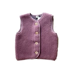 Wollweste Bodywarmer *Po Junior*, Venetian Pink, Ultra Light