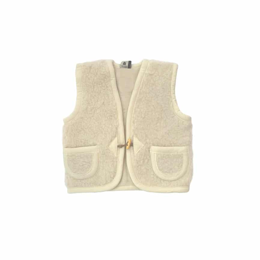 Wollweste Bodywarmer *Alpen Junior*, Natur – Bild 2