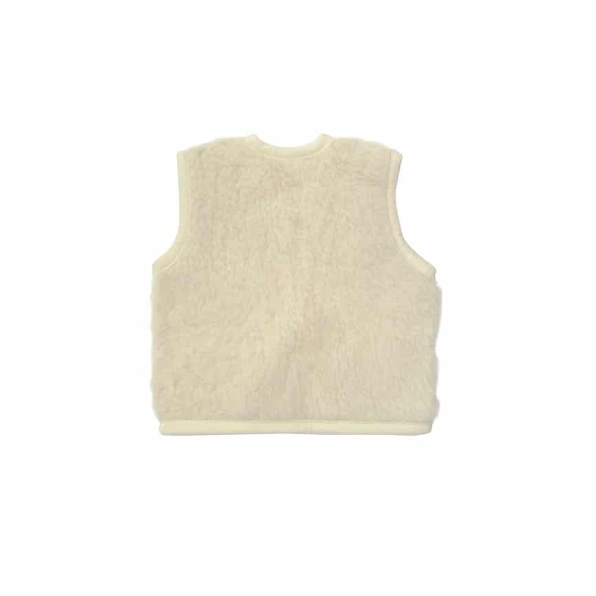 Wollweste Bodywarmer *Alpen Junior*, Natur – Bild 3