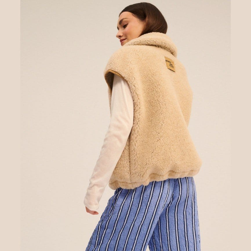 Wollweste *Isla Adult*, Sand Brown, Ultra Light – Bild 4