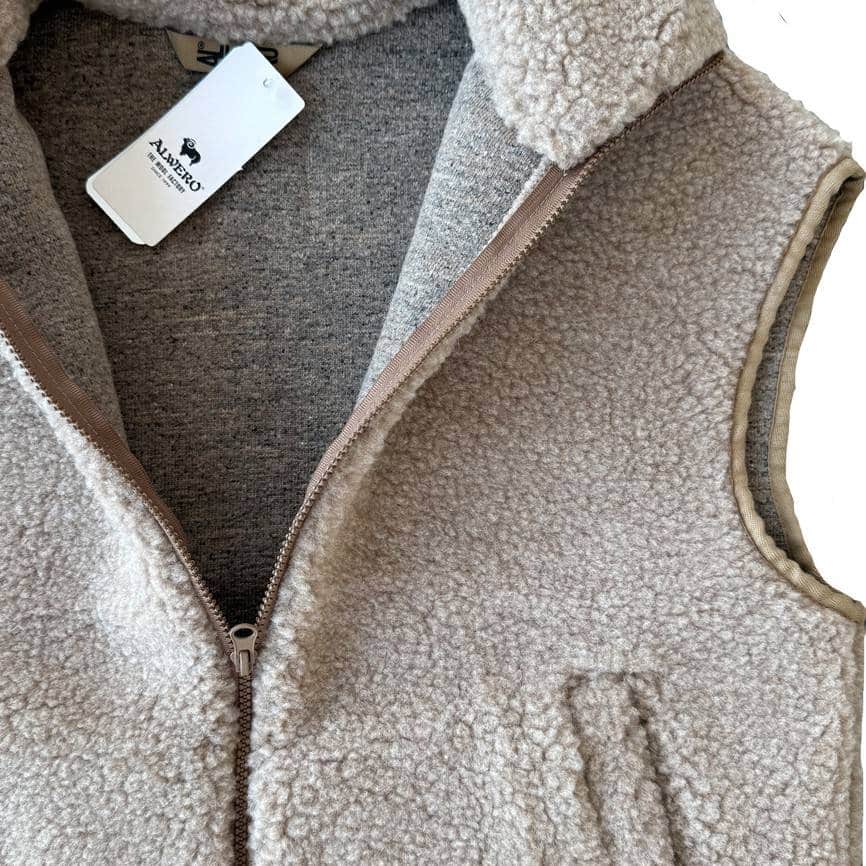 Wollweste *Isla Adult*, Sand Brown, Ultra Light – Bild 3