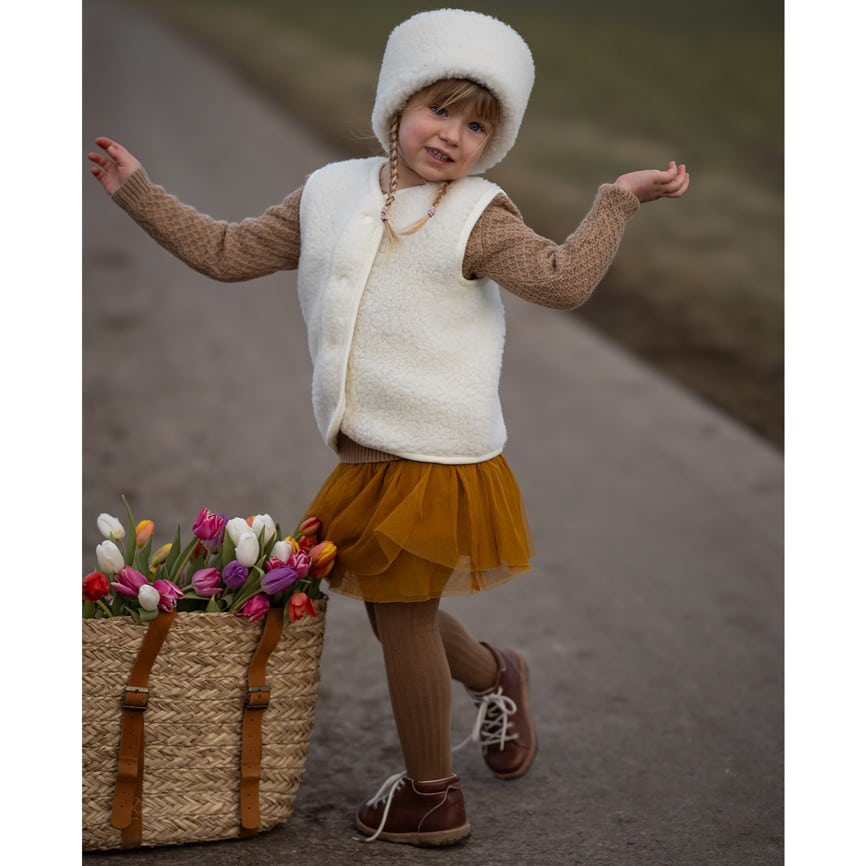 Wollweste Bodywarmer *Tyb Junior*, Off White, Ultra Light – Bild 4