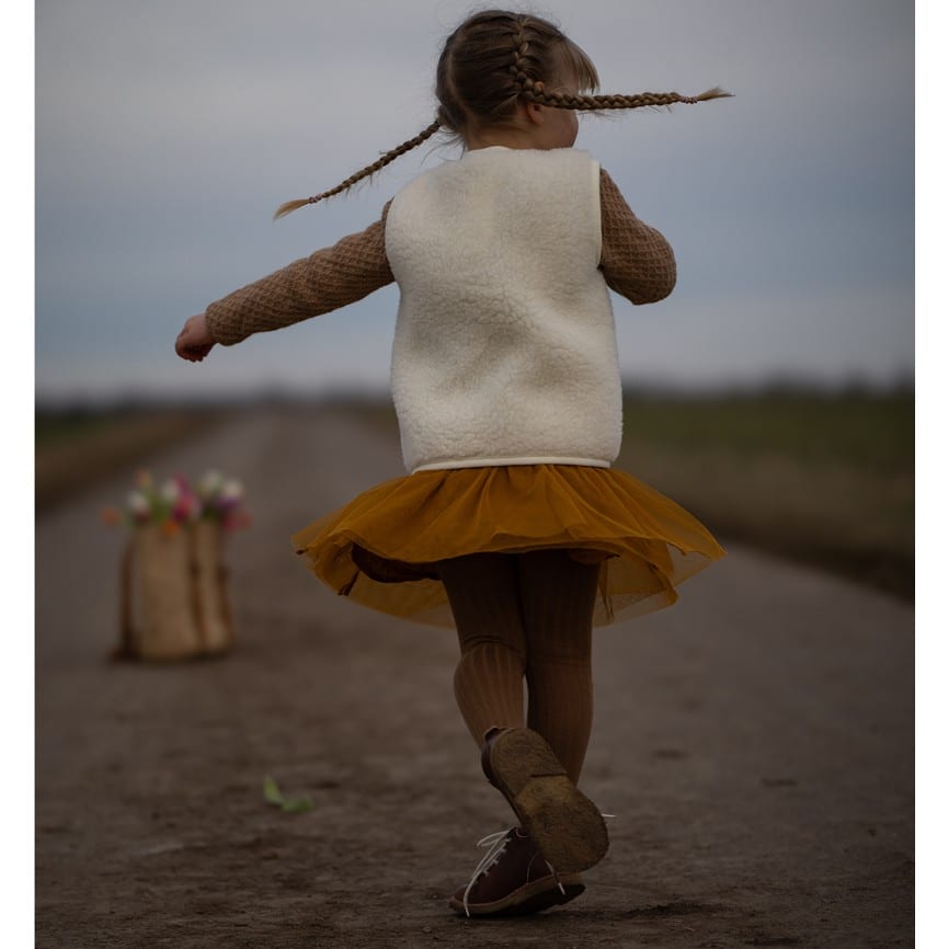 Wollweste Bodywarmer *Tyb Junior*, Off White, Ultra Light – Bild 2