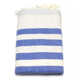 Tuch *Fouta* Hamamtuch Frottee, Atlantic Waves 180x100cm