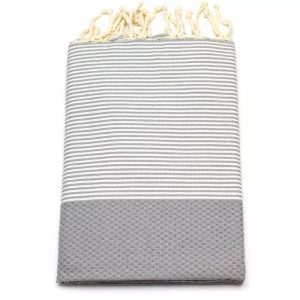 Tuch *Fouta* Hamamtuch Wabenmuster, Rocky Beach 200x100cm