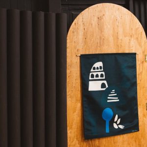 Wandbehang Babylone Blue Tour