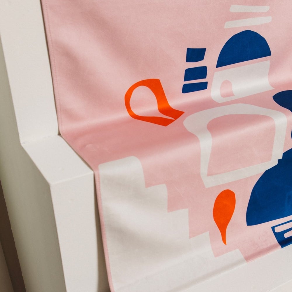 Wandbehang Babylone Pink Village – Bild 2