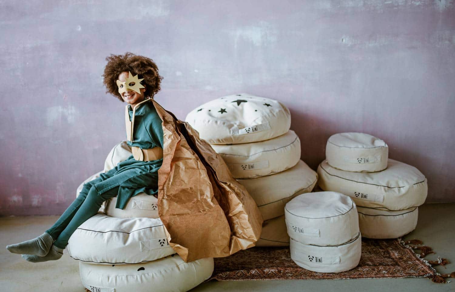 Sitzsack “Double Stars”, Grau – Bild 5