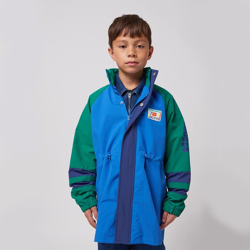 Regenjacke *Wavy*, Color Block – Bild 2