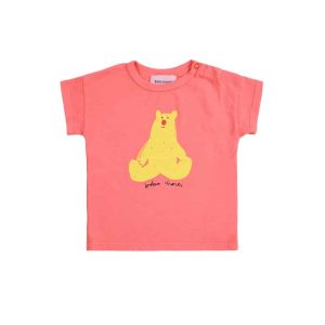 Baby T-Shirt *Hug me Bear*, Rosa