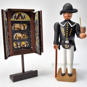 Berginvalid mit Buckelbergwerk