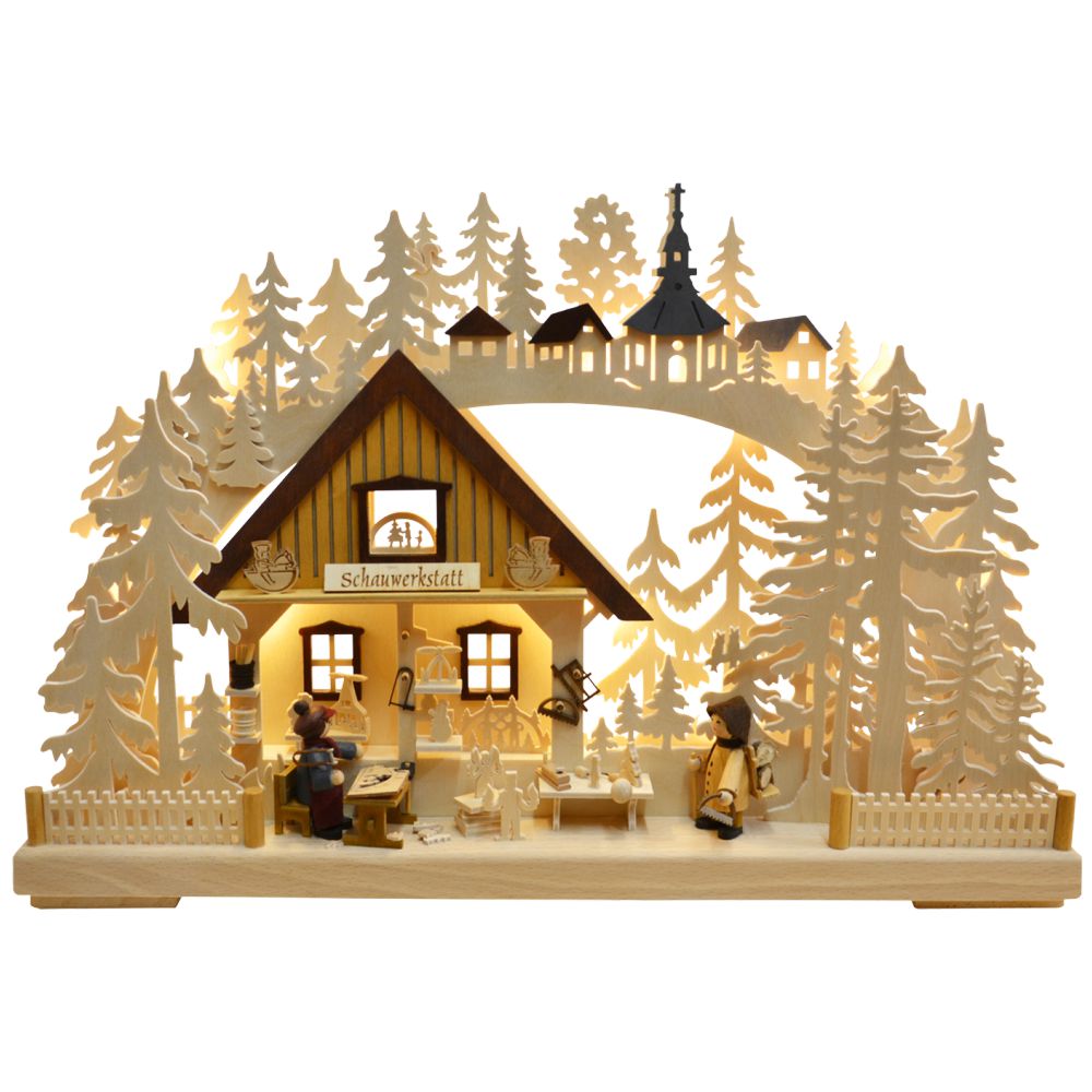 Schwibbogen Schauwerkstatt elektrisch