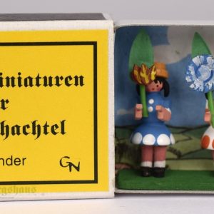 Zündholzschachtel Blumenkinder A