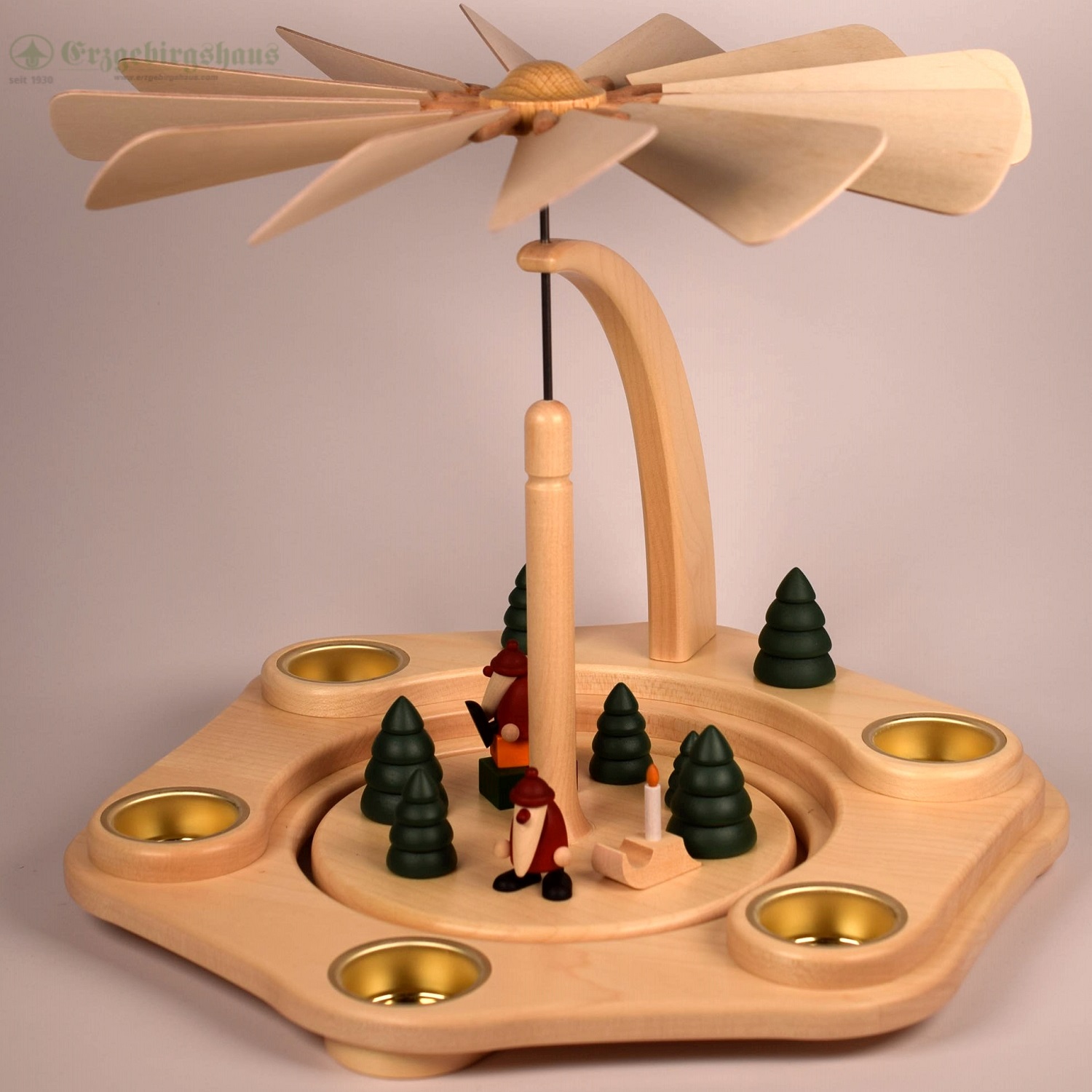 Pyramide „leer“ 5 Teelichter – Bild 5